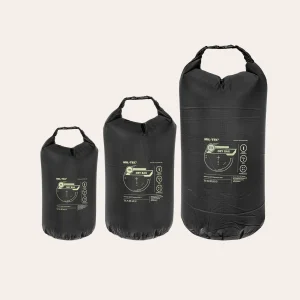 MIL-TEC Dry Bag – Saco impermeável disponível em vários tamanhos para outdoor & viagens, na cor preta. 5 litros 13877902 13 litros 13878102 25 litros 13878202
