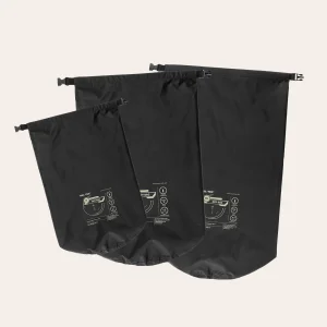 MIL-TEC Dry Bag – Saco impermeável disponível em vários tamanhos para outdoor & viagens, na cor preta. 5 litros 13877902 13 litros 13878102 25 litros 13878202
