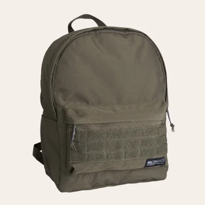 Mochila MIL-TEC Daypack Cityscape MOLLE em cor Olive – mochila urbana de 20 litros com sistema MOLLE, compartimento principal espaçoso e alças acolchoadas. Artigo: 14003201