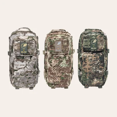 Todas as três versões da mochila A MIL-TEC US Assault Pack SM Laser Cut
