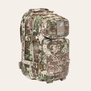 MIL-TEC US Assault Pack SM Laser Cut 2 MIL-TEC US Assault Pack SM Laser Cut em WASP I Z2 14002666 – mochila tática de 20 litros com MOLLE Laser-Cut, costas acolchoadas e compartimento para sistema de hidratação.