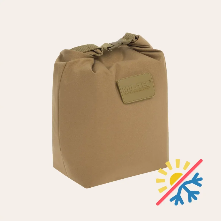 MIL-TEC Cooler Bag Small – Bolsa térmica compacta com fecho Roll-Top, aproximadamente 7,5 litros, número do artigo 13878405