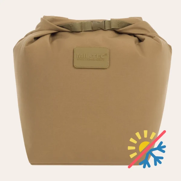 MIL-TEC Cooler Bag Large – Bolsa térmica espaçosa com fecho Roll-Top, aproximadamente 17 litros, número do artigo 13878505 MIL-TEC Cooler Bag Large – Bolsa térmica espaçosa com fecho Roll-Top, aproximadamente 17 litros, número do artigo 13878505