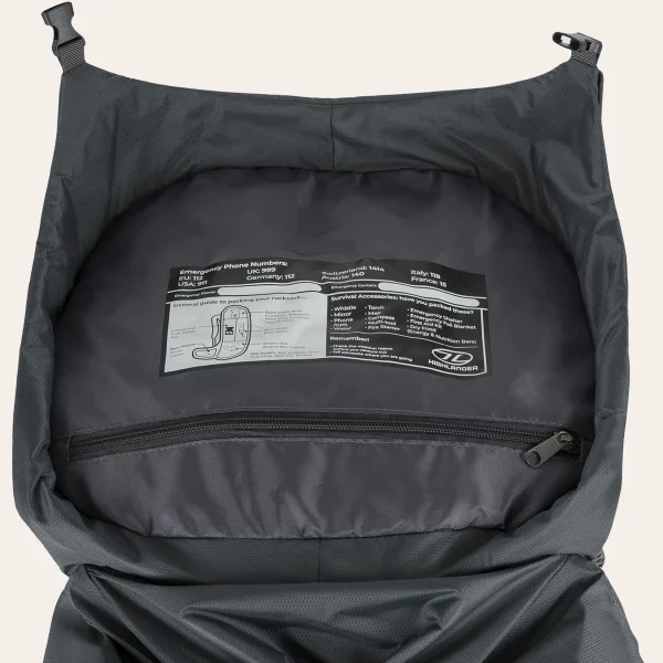 Vista detalhada 9 da Mochila Highlander Ben Nevis 65 litros, cor cinzento, Número do artigo RUC276 Vista detalhada 9 da Mochila Highlander Ben Nevis 65 litros, cor cinzento, Número do artigo RUC276