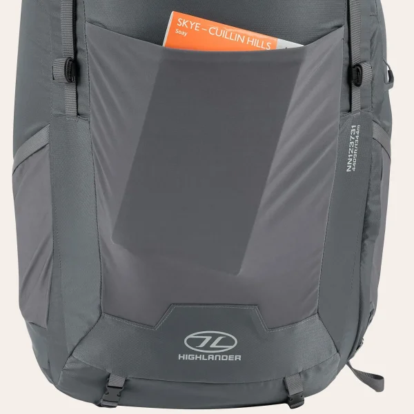 Vista detalhada 5 da Mochila Highlander Ben Nevis 65 litros, cor cinzento, Número do artigo RUC276 Vista detalhada 5 da Mochila Highlander Ben Nevis 65 litros, cor cinzento, Número do artigo RUC276