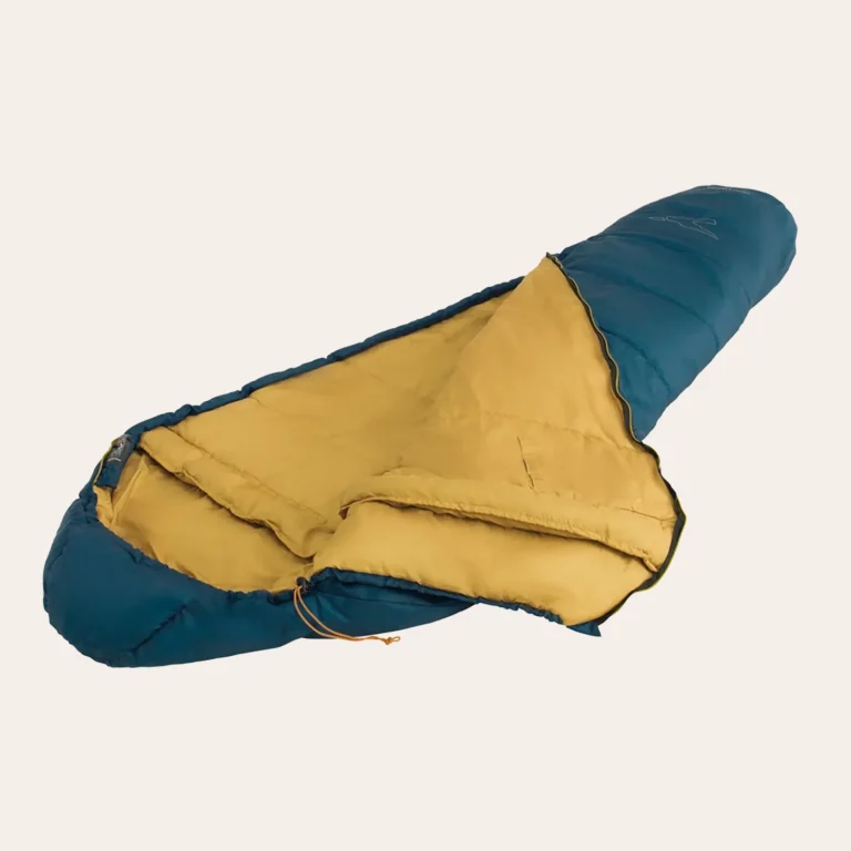 Easy Camp Falcon II Mummy -1°C Saco de Dormir aberto na cor azul