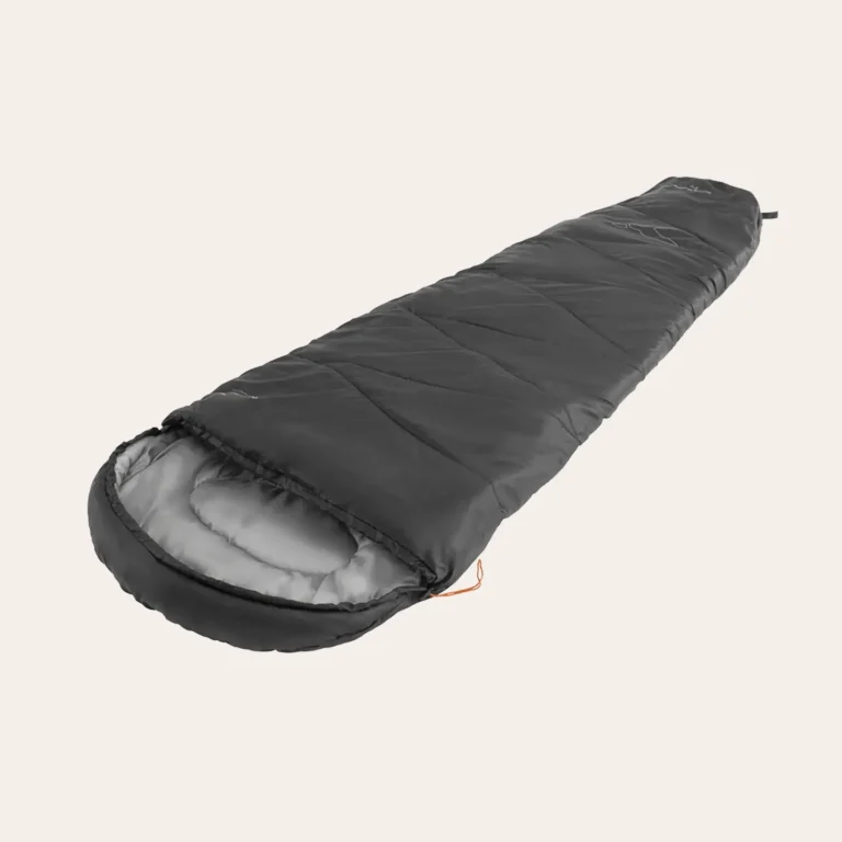 O saco-cama Starling Mummy +8° preto da easy camp