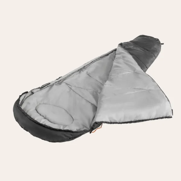 O saco-cama Starling Mummy +8° preto da easy camp O saco-cama Starling Mummy +8° preto da easy camp