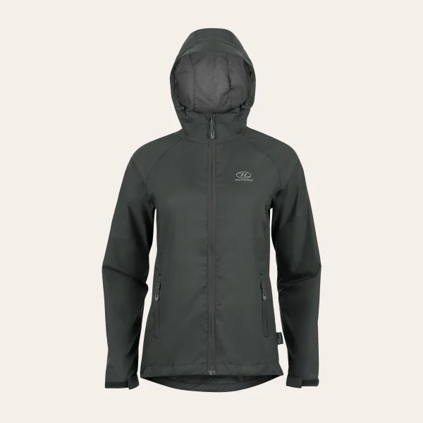 O Impermeavel Highlander Outdoor Stow & Go para mulheres em cinzento O Impermeavel Highlander Outdoor Stow & Go para mulheres em cinzento