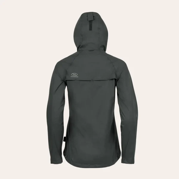 O Impermeavel Highlander Outdoor Stow & Go para mulheres em cinzento O Impermeavel Highlander Outdoor Stow & Go para mulheres em cinzento
