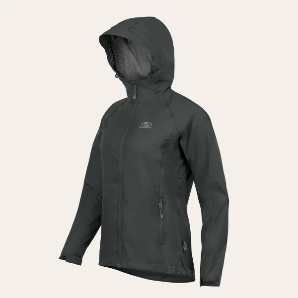 O Impermeavel Highlander Outdoor Stow & Go para mulheres em cinzento O Impermeavel Highlander Outdoor Stow & Go para mulheres em cinzento