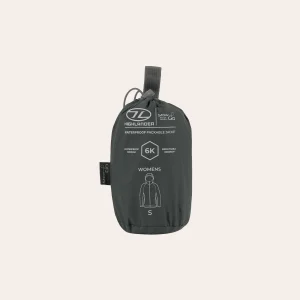 O Impermeavel Highlander Outdoor Stow & Go para mulheres em cinzento