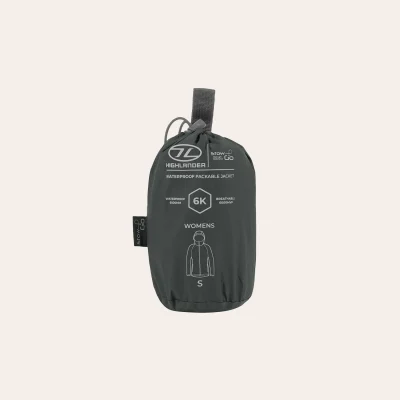 The Highlander Outdoor Waterproof Stow & Go for women in grey