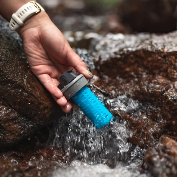 HydraPak 42 mm Filter Cap – Filtro de rosca com tecnologia de fibras ocas, compatível com Flux, Seeker & UltraFlask HydraPak 42 mm Filter Cap – Filtro de rosca com tecnologia de fibras ocas, compatível com Flux, Seeker & UltraFlask