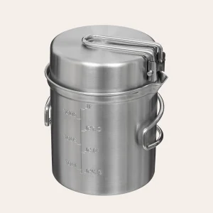 O conjunto de cozinha eficiente com fogão a lenha da Fox Outdoor by MFH
