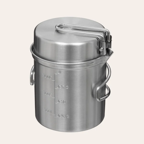 O conjunto de cozinha eficiente com fogão a lenha da Fox Outdoor by MFH O conjunto de cozinha eficiente com fogão a lenha da Fox Outdoor by MFH