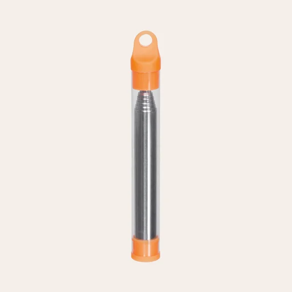 Soprador telescópico em aço inoxidável – para acender fogueiras em campismo, caminhadas, churrascos e sobrevivência Soprador telescópico em aço inoxidável para campismo, caminhadas, churrascos e sobrevivência, leve e compacto