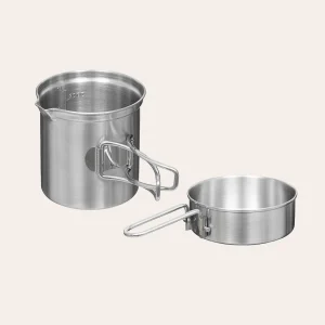 Os utensílios de cozinha de aço inoxidável da Fox Outdoor by MFH
