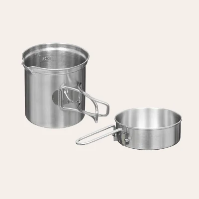 Os utensílios de cozinha de aço inoxidável da Fox Outdoor by MFH