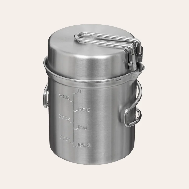 Stainless steel kitchen utensils from Fox Outdoor by MFH