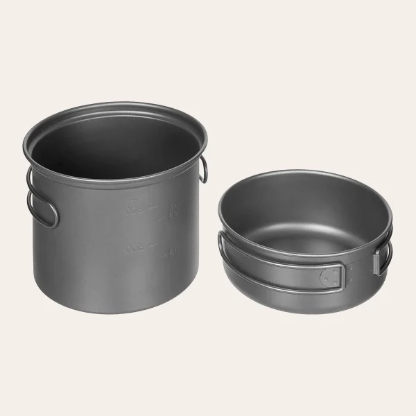 O Conjunto de utensílios de cozinha titânio da Fox Outdoor by MFH O Conjunto de utensílios de cozinha titânio da Fox Outdoor by MFH