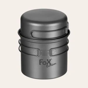 O Conjunto de utensílios de cozinha titânio da Fox Outdoor by MFH