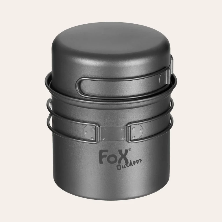 The Fox Outdoor by MFH titanium cookware set