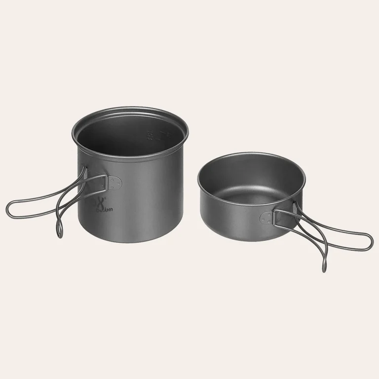 The Fox Outdoor by MFH titanium cookware set