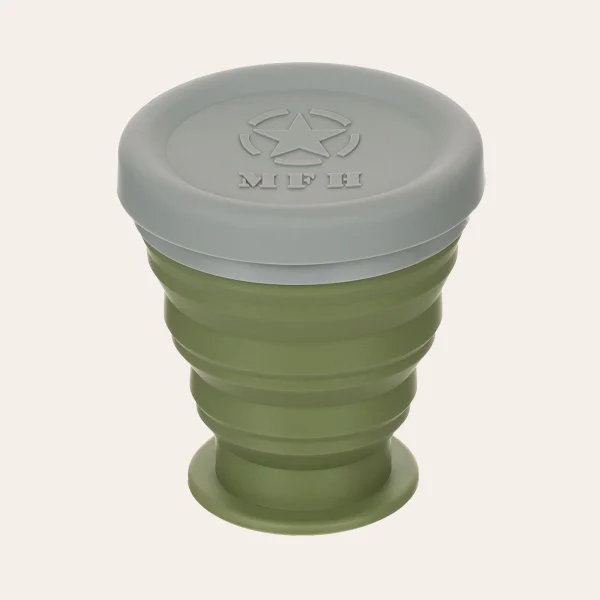A Caneca de silicone dobrável da MFH A Caneca de silicone dobrável da MFH