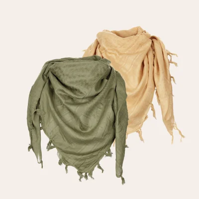 The MFH Shemag in the colours troop green and coyote tan