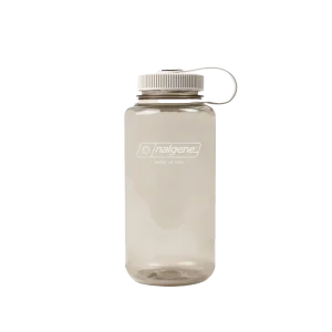 Nalgene 1-litre wide-mouth sustainable bottle in cotton colour