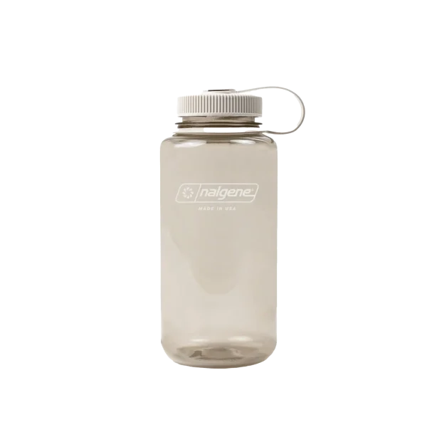 Nalgene Garrafa sustentavel boca larga 1-Litro cor de algadão Nalgene Garrafa sustentavel boca larga 1-Litro cor de algadão