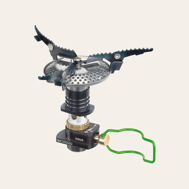 Optimus Crux - Ultralight gas cooker with folding head, compact and powerful, only 83g