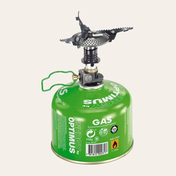 Optimus Crux – Fogão a gás ultraleve com cabeça dobrável, compacto e potente, apenas 83 g Optimus Crux – Fogão a gás ultraleve com cabeça dobrável, compacto e potente, apenas 83 g