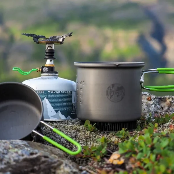 Optimus Crux – Fogão a gás ultraleve com cabeça dobrável, compacto e potente, apenas 83 g Optimus Crux – Fogão a gás ultraleve com cabeça dobrável, compacto e potente, apenas 83 g