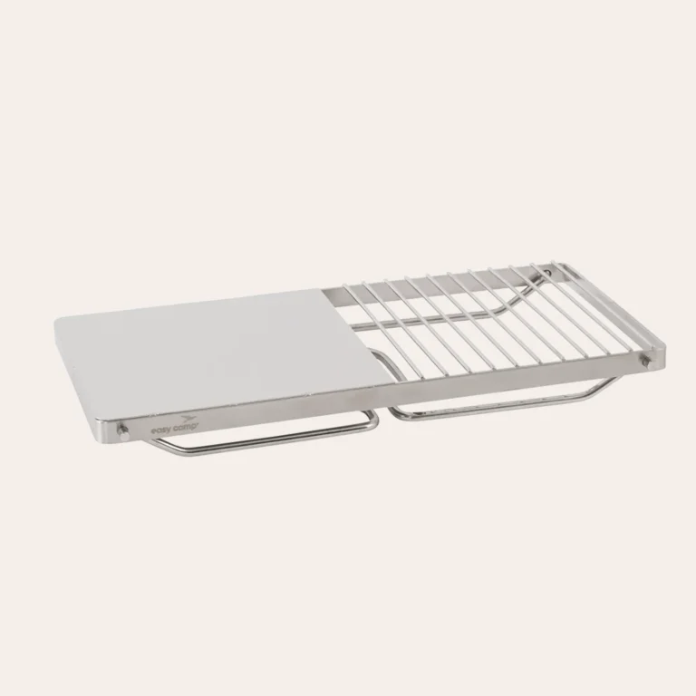 The folded easy camp Campfire Grill
