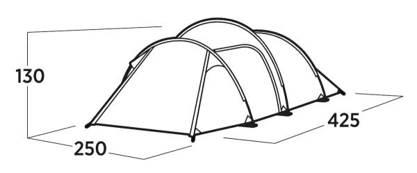 A easy camp Hemsedal 4 tenda túnel A easy camp Hemsedal 4 tenda túnel