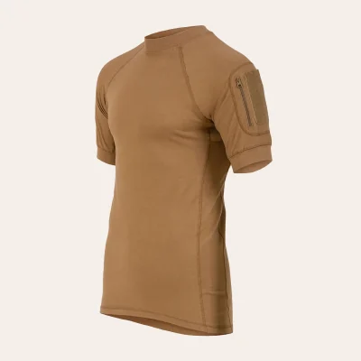The functional and breathable Highlander Forces Combat T-Shirt in coyote tan