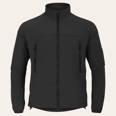 The Highlander Forces softshell Hirta Jacket in black