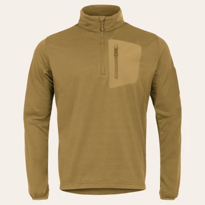 The Highlander Forces Tactical Hirta Fleece sweatshirt in coyote tan