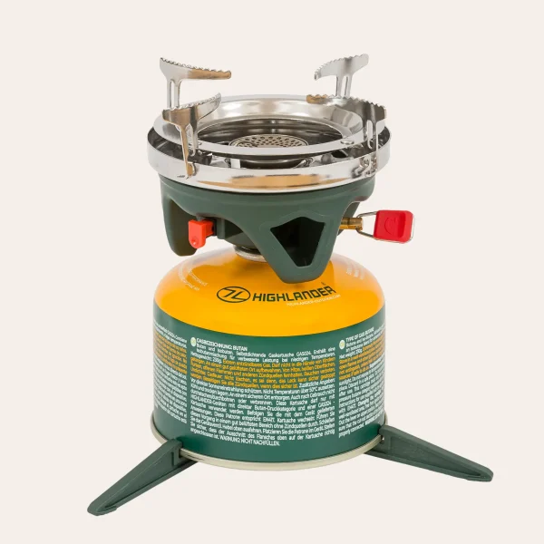 O conjunto de cozinha com fogão Highlander Outdoor Blade Fastboil O conjunto de cozinha com fogão Highlander Outdoor Blade Fastboil