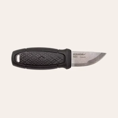 The black Morakniv Eldris knife