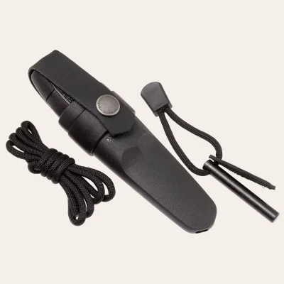 The Morakniv Eldris black knife with Fire Kit
