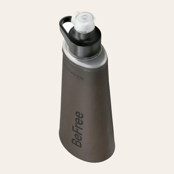 Filtro de água ultraleve Katadyn BeFree 1L Black Edition para actividades ao ar livre, emergências e preparação para crises