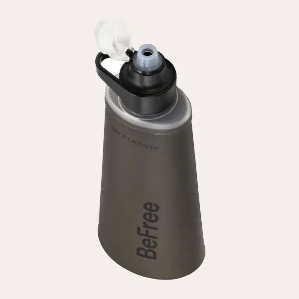Filtro de água ultraleve Katadyn BeFree 1L Black Edition para actividades ao ar livre, emergências e preparação para crises