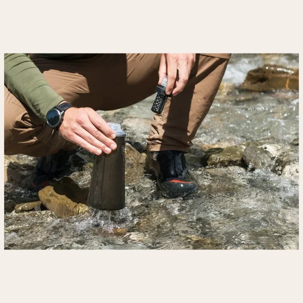 Filtro de água ultraleve Katadyn BeFree 1L Black Edition para actividades ao ar livre, emergências e preparação para crises