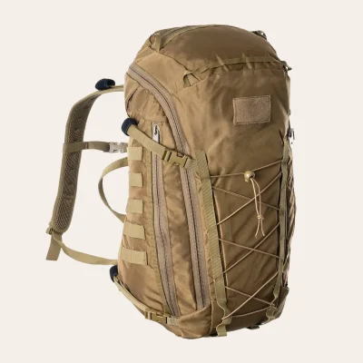 Mochila tática MFH Mochila Mission 30 de Cordura de 30 litros com sistema Molle, cinto peitoral e cintura, ideal para Bushcraft, operações militares e trekking