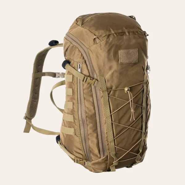 Mochila Tática -  MFH Mochila Mission 30 Mochila tática MFH Mochila Mission 30 de Cordura de 30 litros com sistema Molle, cinto peitoral e cintura, ideal para Bushcraft, operações militares e trekking