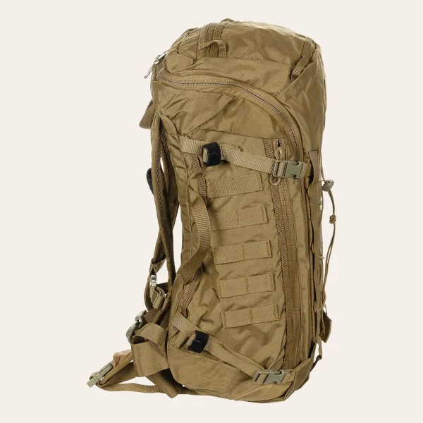 MFH-Professional-Mochila-Mission-30-30304R-04 Mochila tática Mission 30 de Cordura de 30 litros com sistema Molle, cinto peitoral e cintura, ideal para Bushcraft, operações militares e trekking