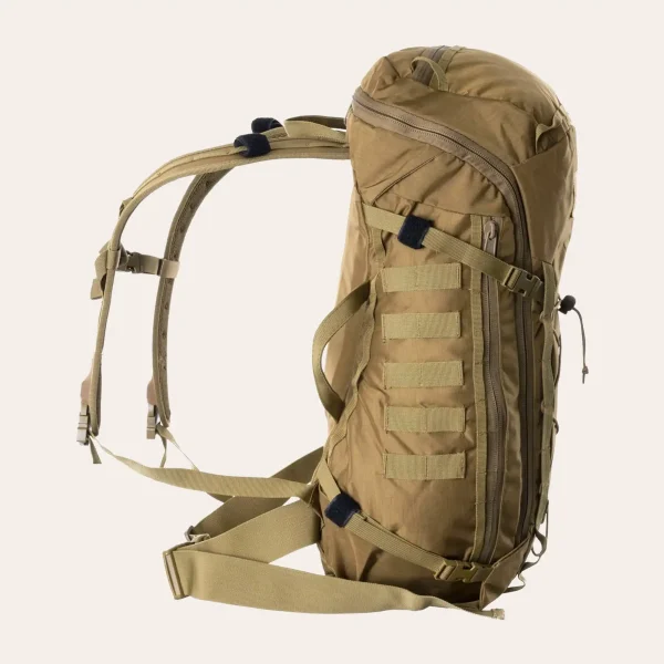 MFH-Professional-Mochila-Mission-30-30304R-05 Mochila tática Mission 30 de Cordura de 30 litros com sistema Molle, cinto peitoral e cintura, ideal para Bushcraft, operações militares e trekking